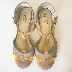 Seychelles Anthropology Freesia vintage style flat